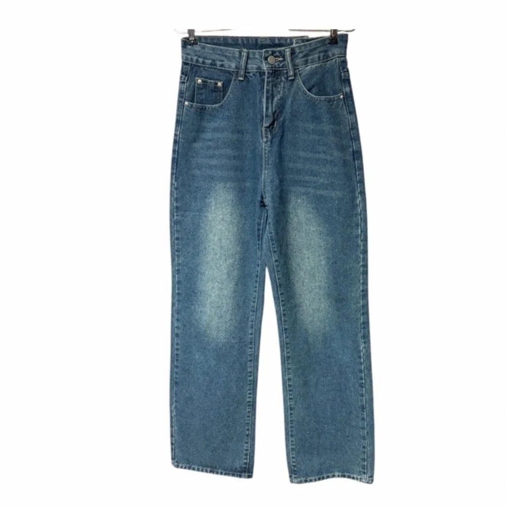 Commense Three Button Baggy Wide Leg Boyfriend‎ Jeans NWT